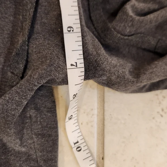 Womens Slim Boot Sweatpants Joggers Size S Grey Low Rise #G244 - Picture 3 of 5